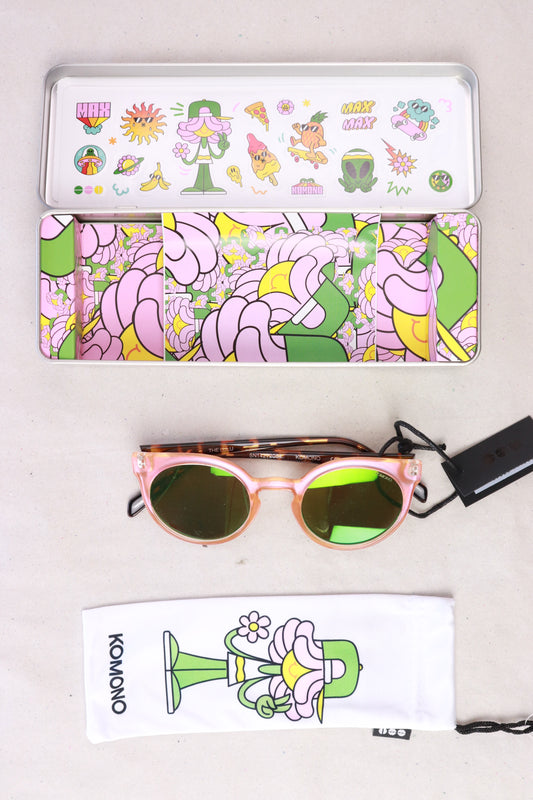 Komono Kinder Sonnenbrille Modell The Lulu UV400 rosa Größe Onesize neu mit Etikett