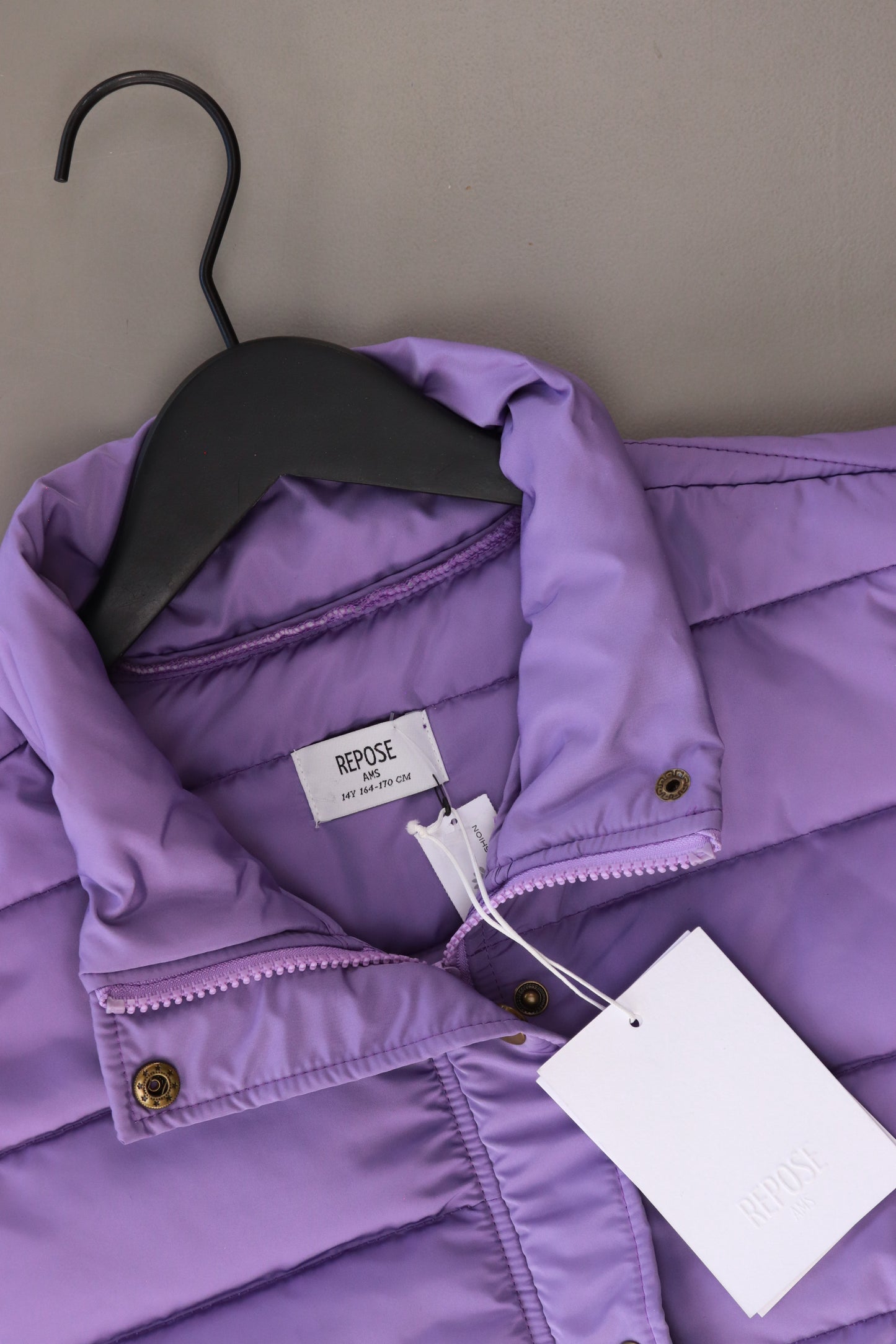 Repose AMS body warmer Kinder Weste lila Größe 14 Jahre, 164-170cm neu mit Etikett