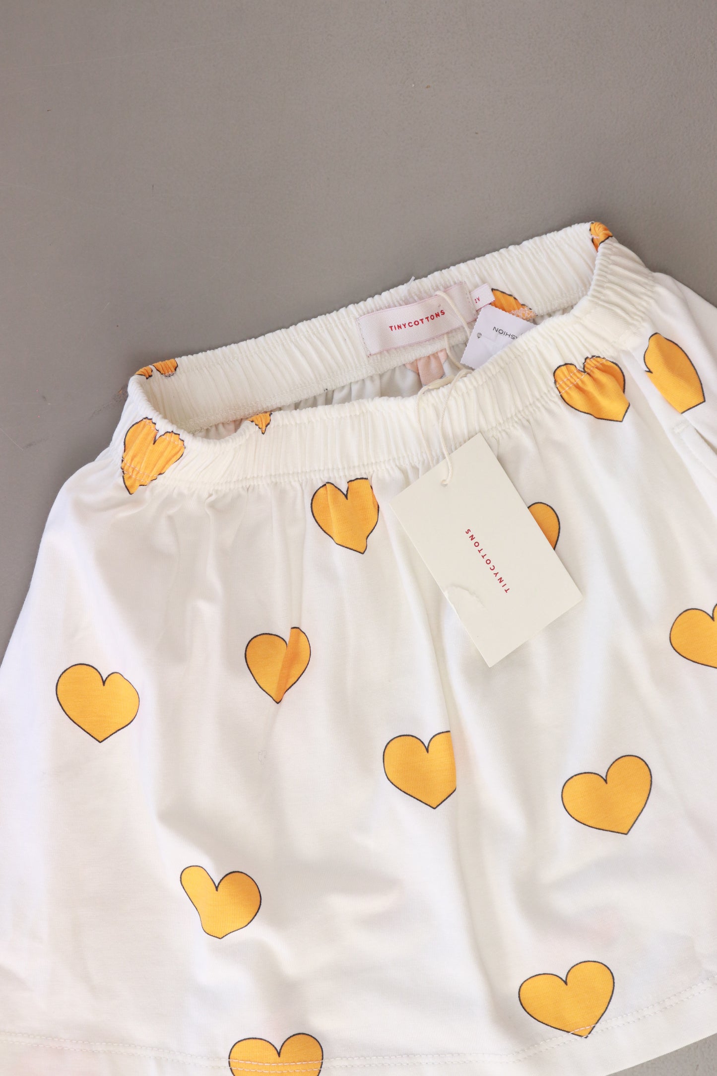 Tiny Cottons "hearts" Kinder Rock weiß Größe 2 Jahre neu mit Etikett