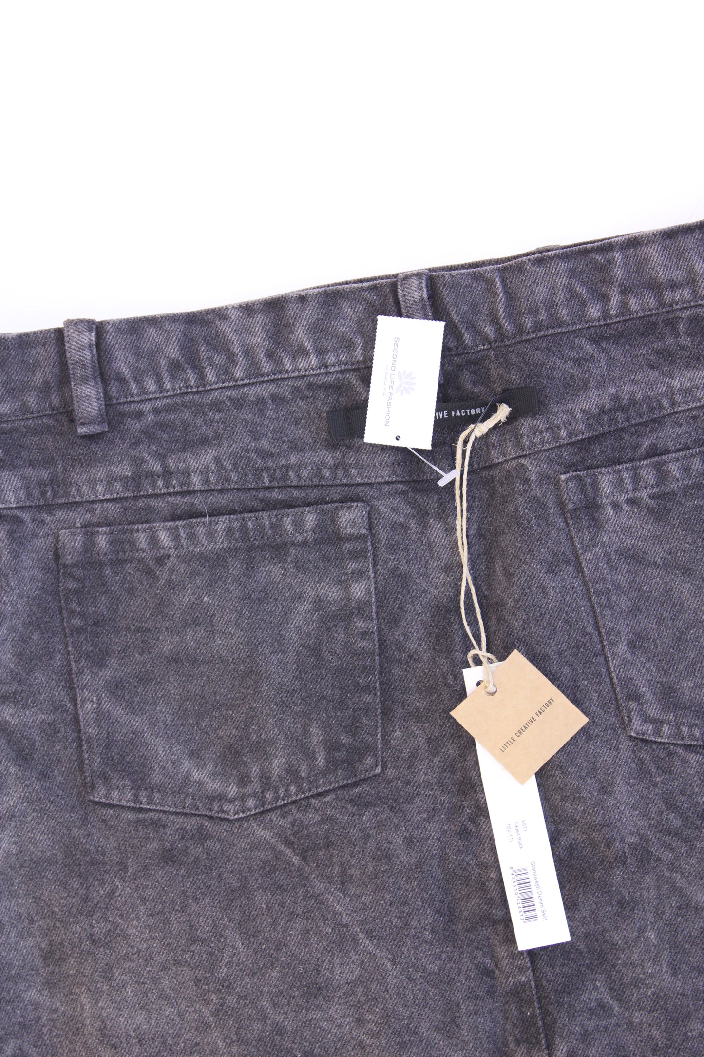 Little Creative Factory Kinder Jeansrock Stonewash Denim Skirt grau Größe 10-11 Jahre neu mit Etikett