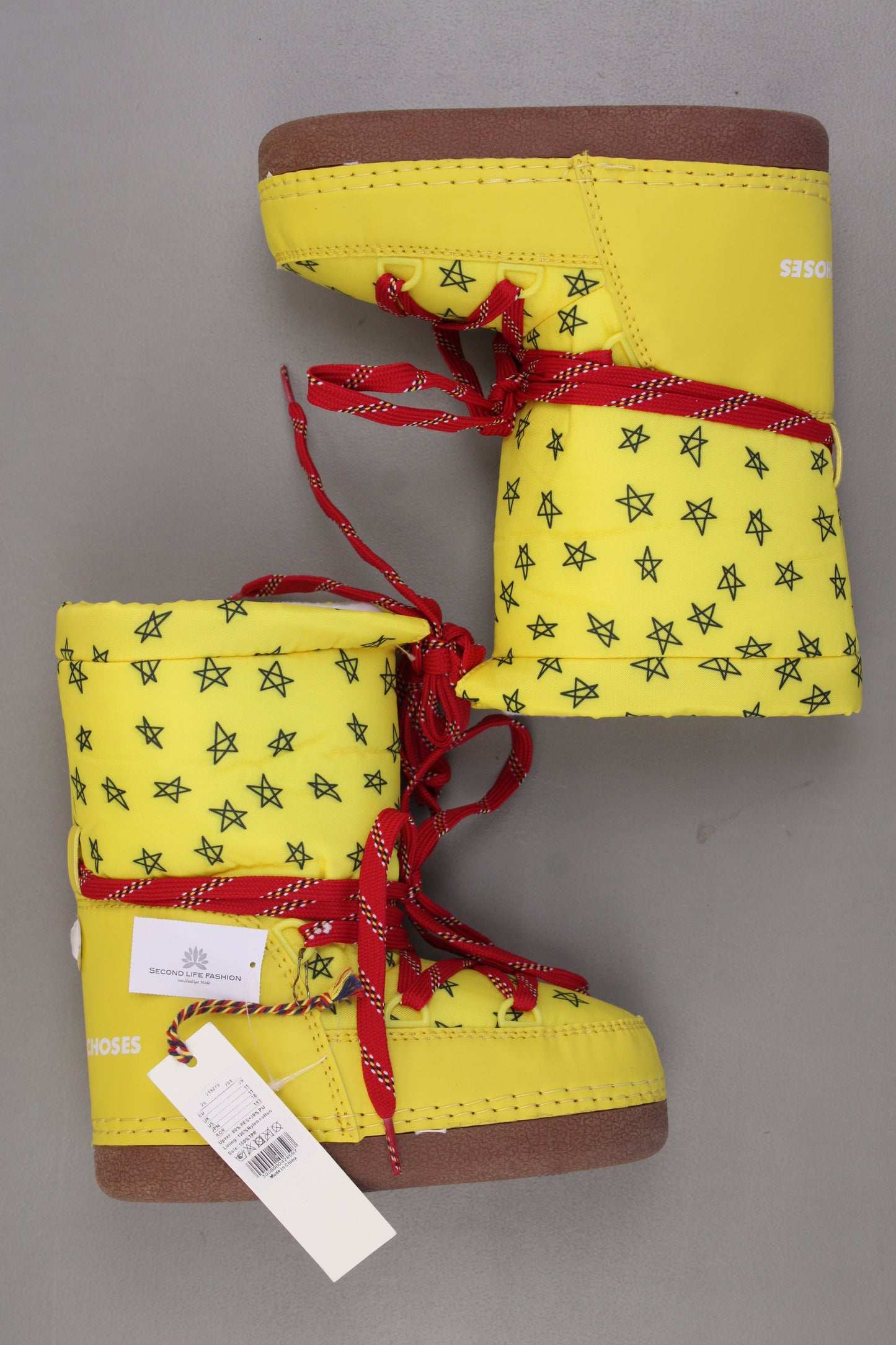 Bobo Choses Kinder Schneestiefel Stiefel gelb Größe 29 neu mit Etikett