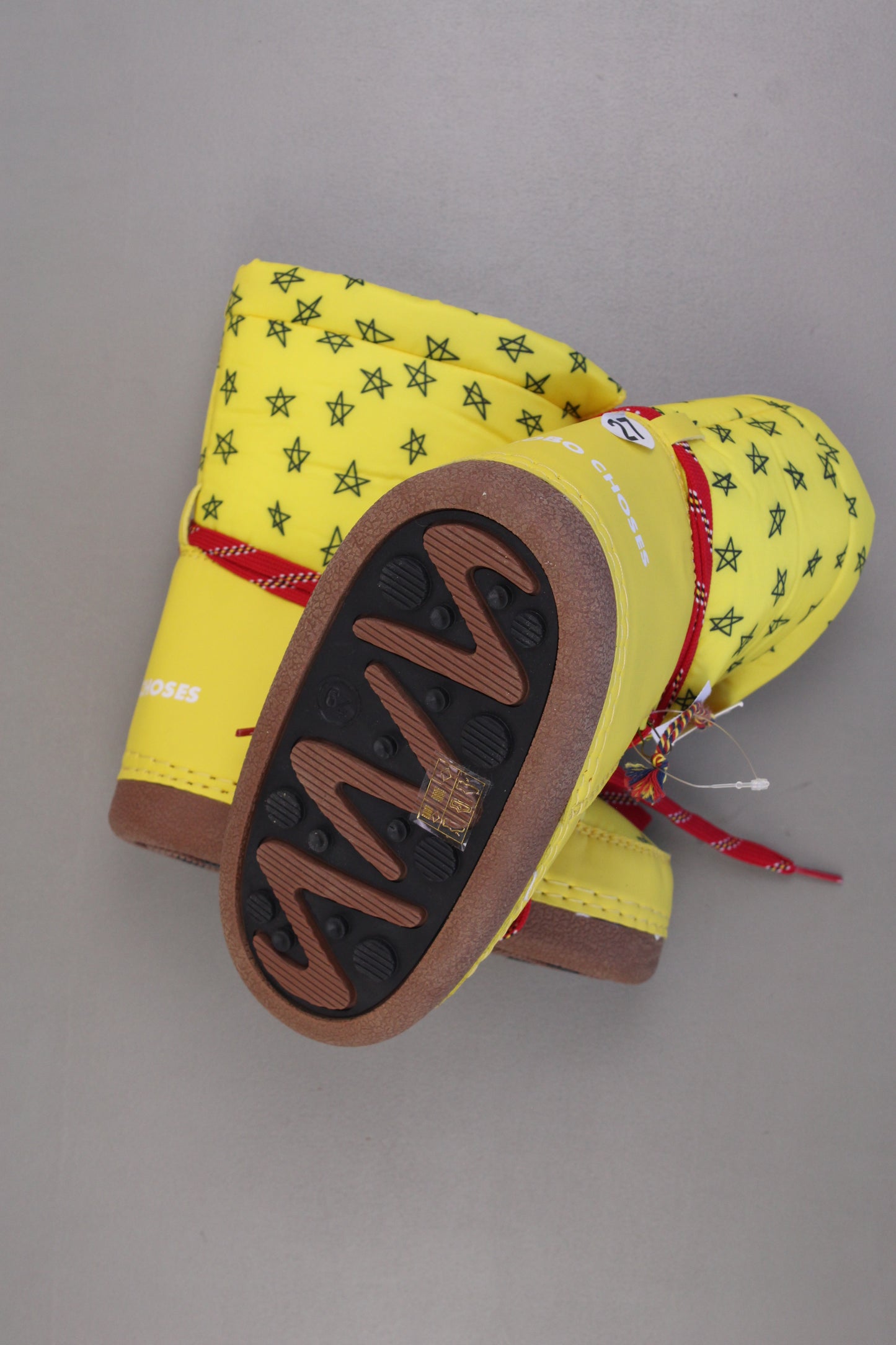 Bobo Choses Kinder Schneestiefel Stiefel gelb Größe 29 neu mit Etikett