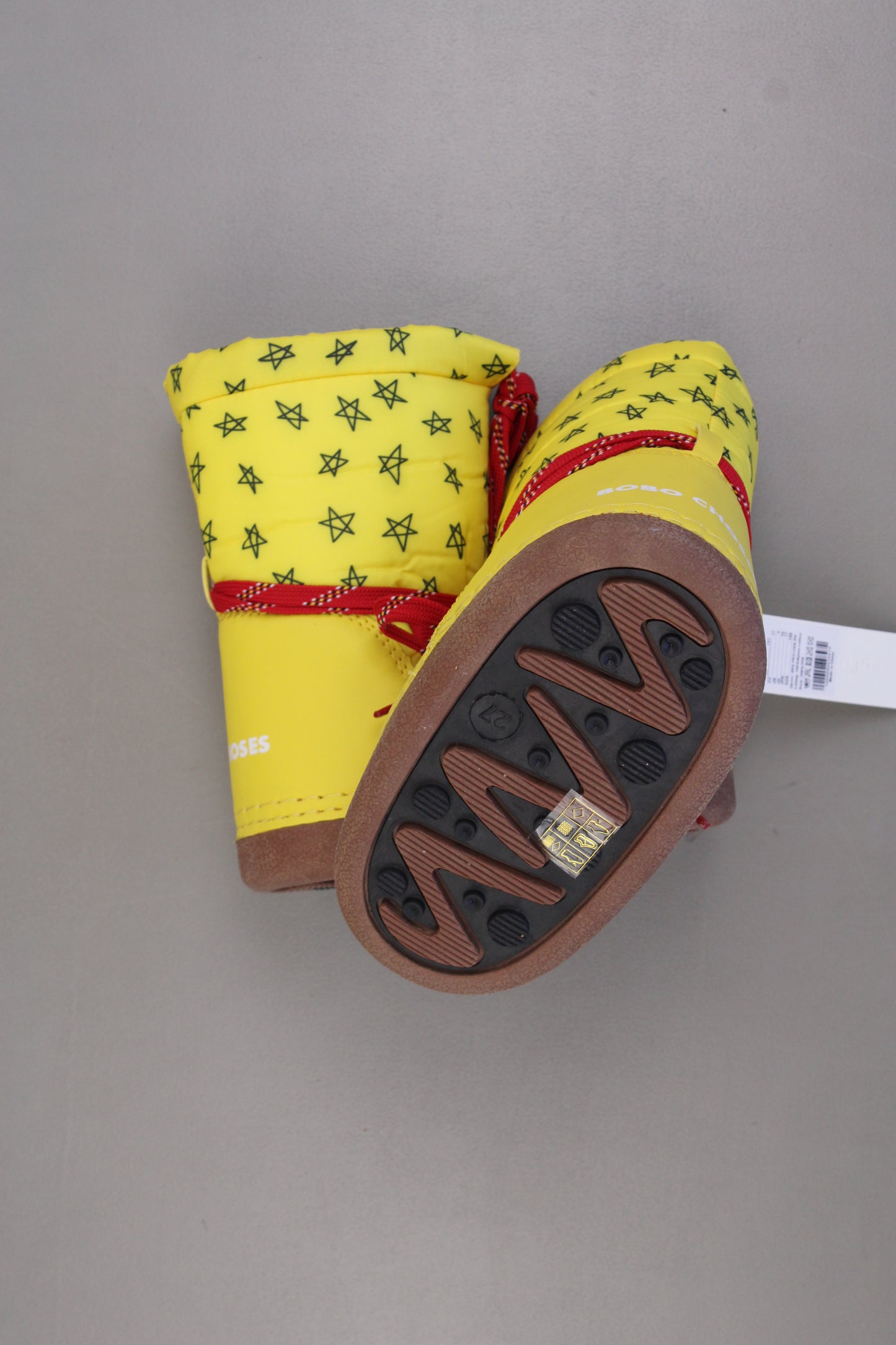 Bobo Choses Kinder Schneestiefel Stiefel gelb Größe 27 neu mit Etikett