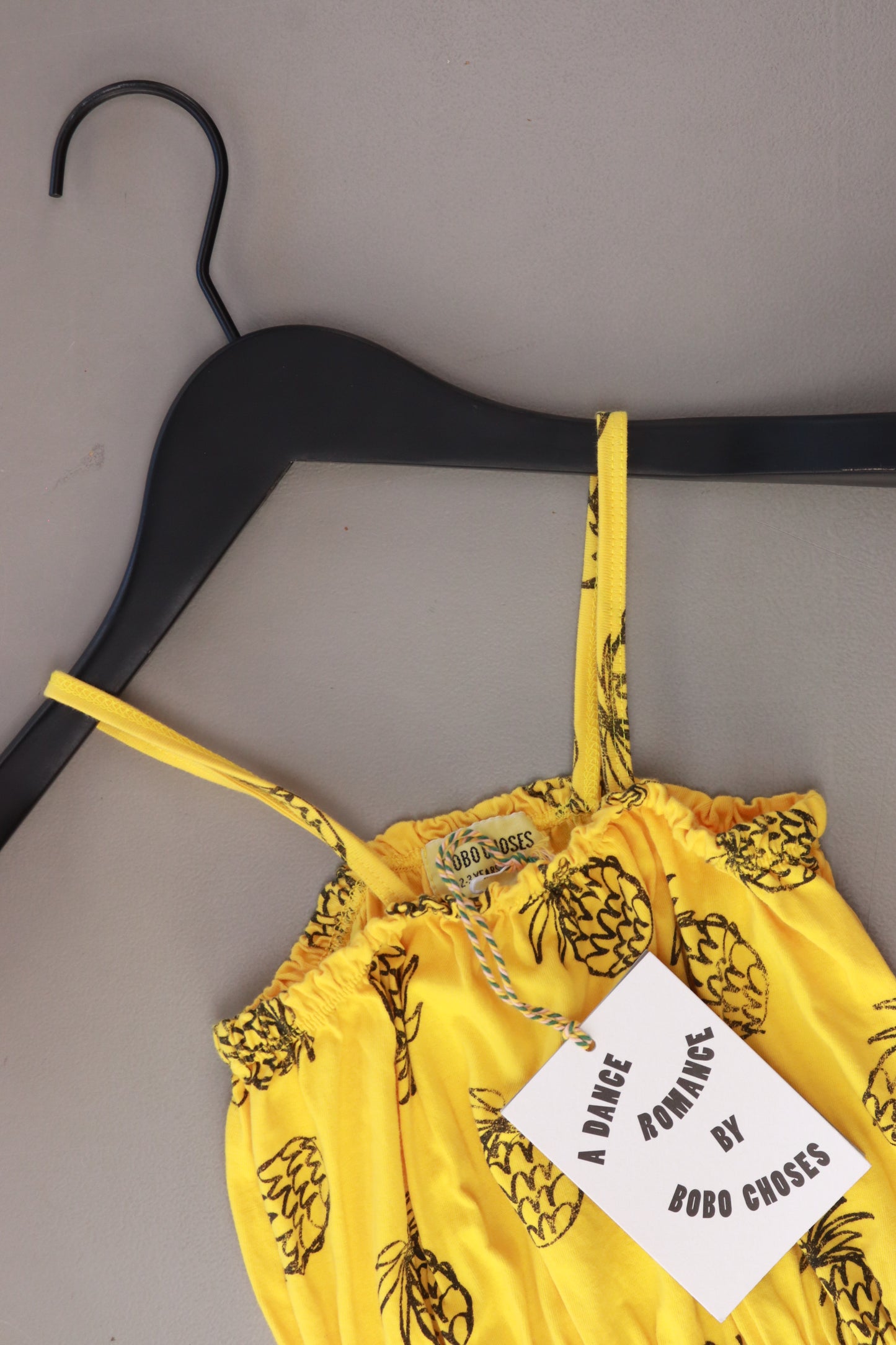 Bobo Choses Kinder Kleid gelb Größe 2-3 Jahre, 98 cm neu mit Etikett