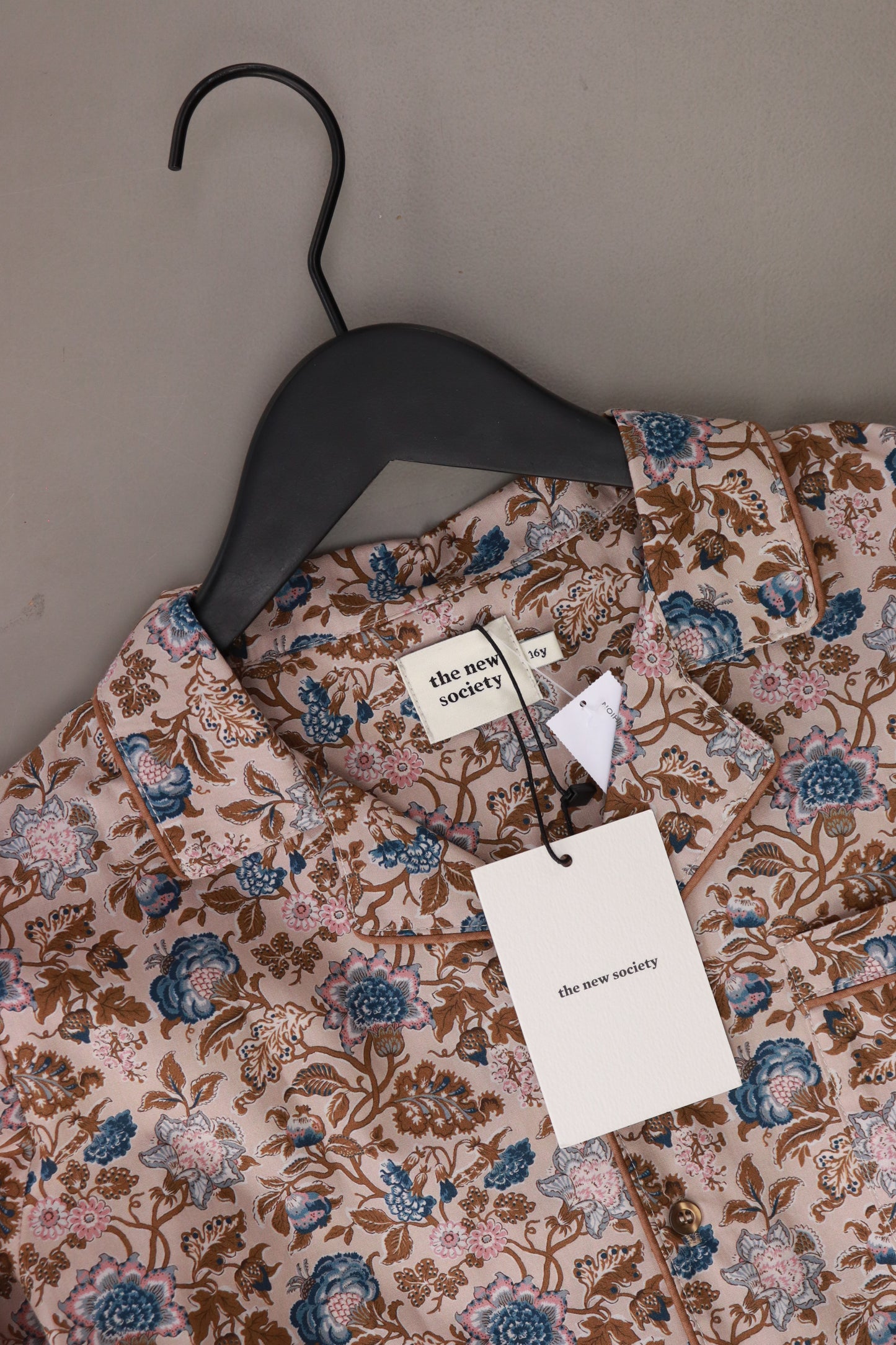 the new society Kinder Pijama Shirt "Luisa" rosa Größe 16 Jahre neu mit Etikett