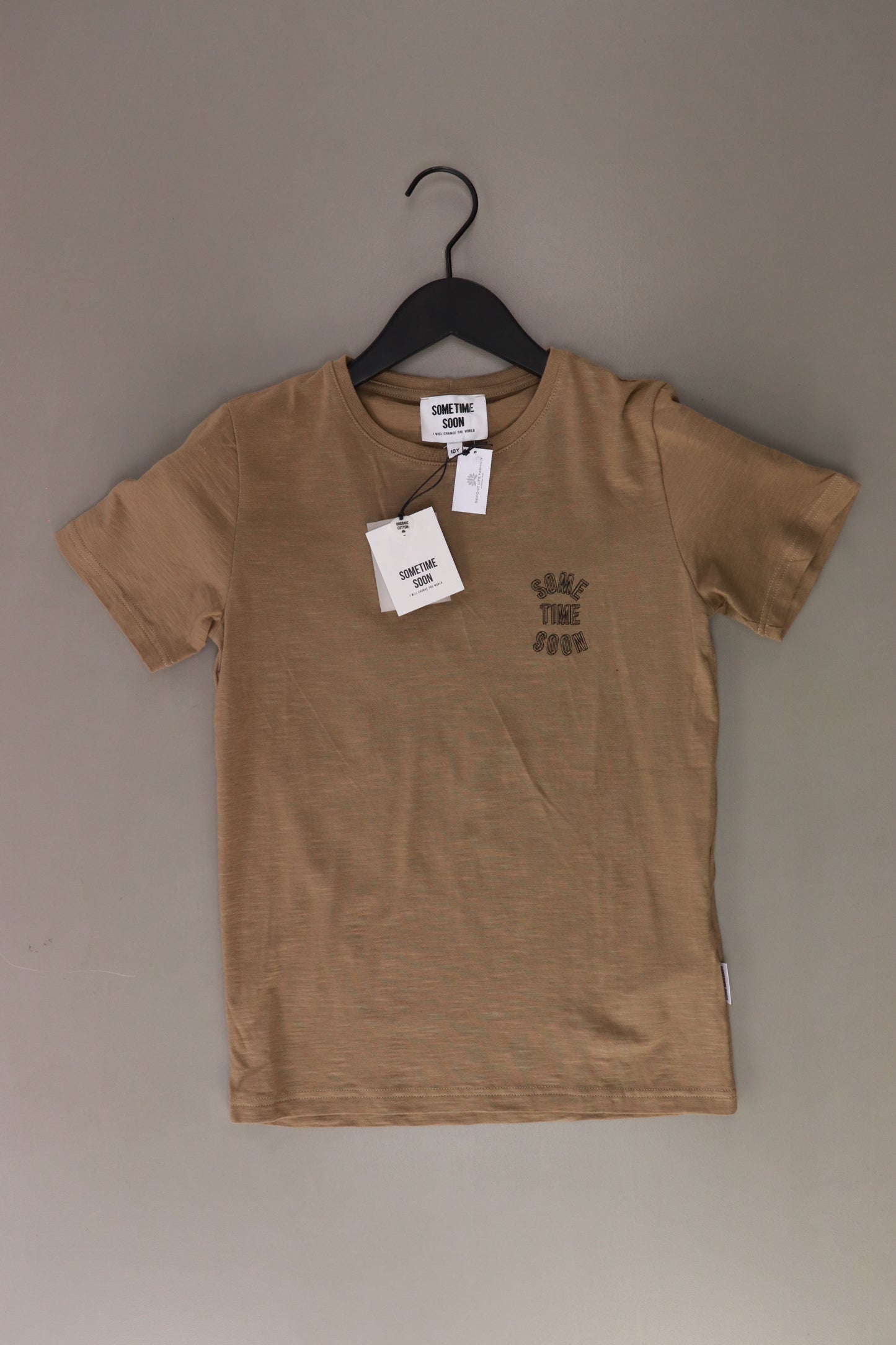 Sometime soon Kinder Shirt "Dimas" braun Größe 10 Jahre neu mit Etikett