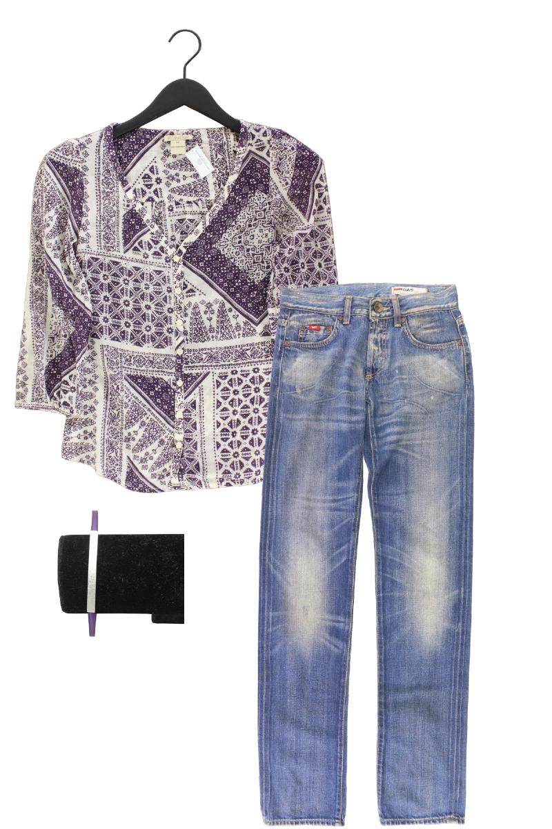 Second Hand Outfit Größe XS mit Lucky Brand Classic Bluse in Gr. XS und Armband