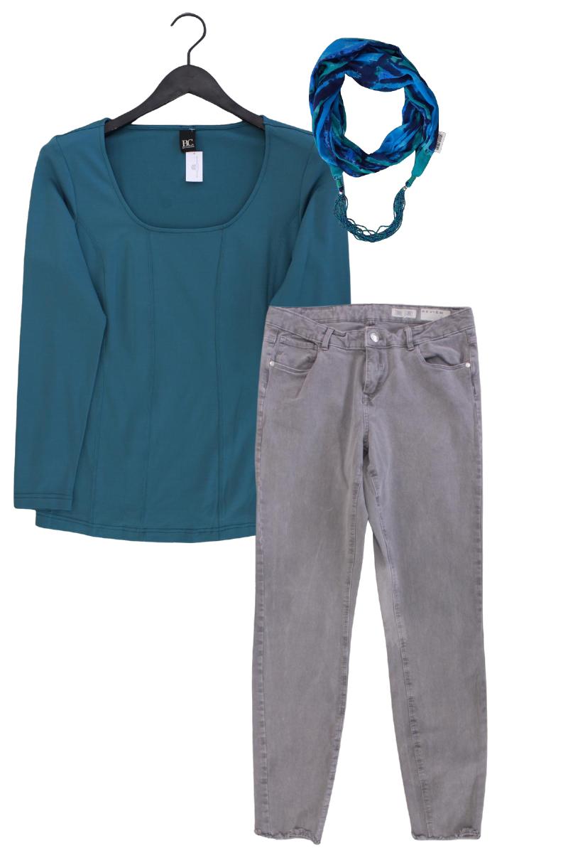 Second Hand Outfit Größe L mit Best Connections Longsleeve-Shirt in Gr. 42