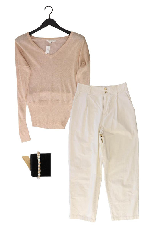 Second Hand Outfit Größe S mit Classic Pullover in Gr. S und Armband