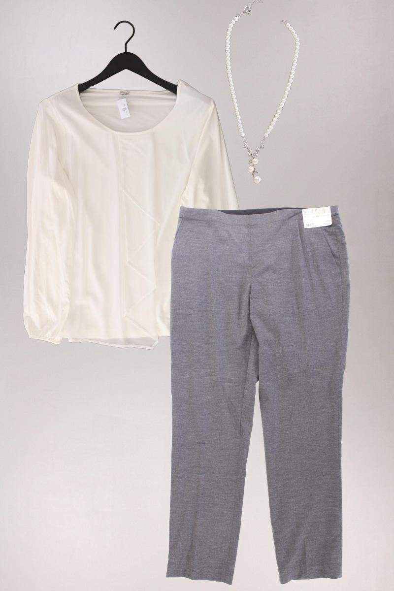 Second Hand Outfit Größe XL mit Heine Langarmbluse in Gr. 44 und Halskette
