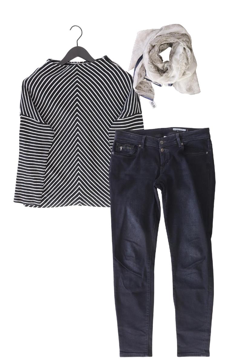 Second Hand Outfit Größe L mit Betty & Co. Feinstrickpullover in Gr. 42 und Tuch