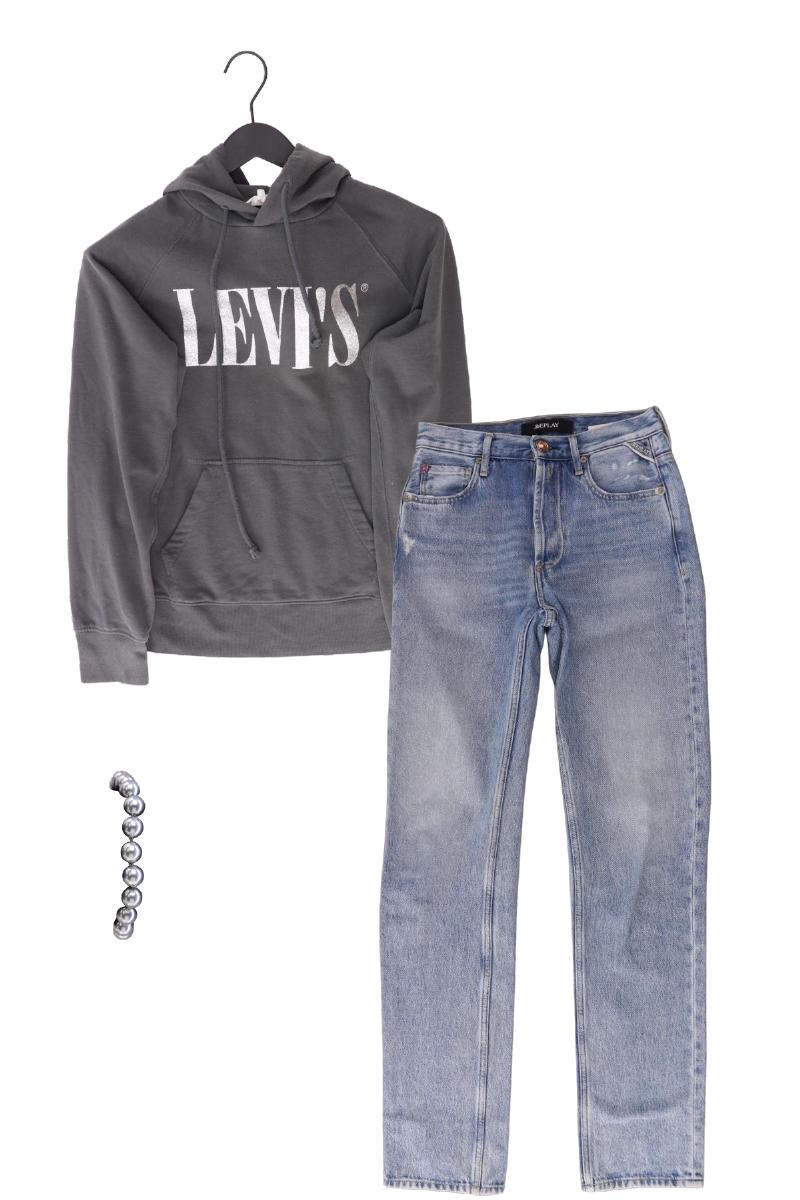 Second Hand Outfit Größe XS mit Levi's Hoodie in Gr. XS und Armband