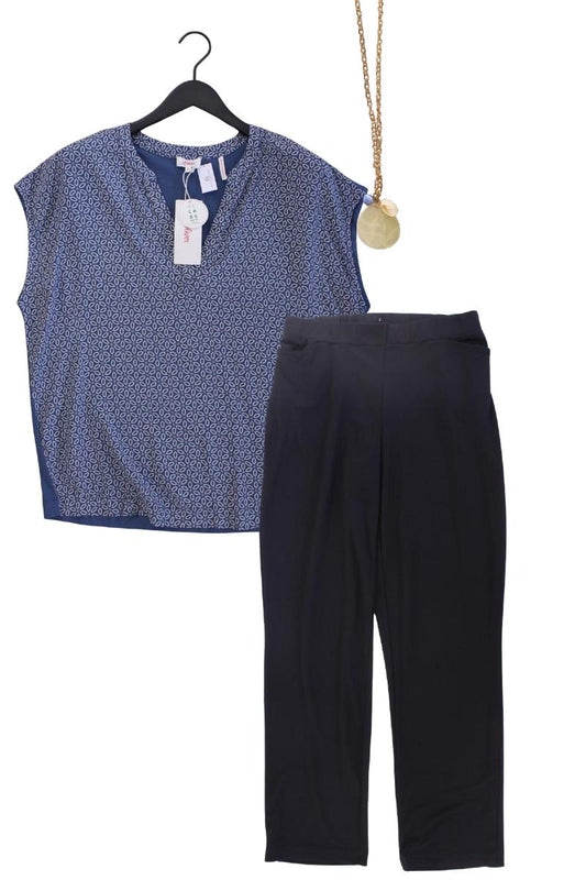 Second Hand Outfit Größe L mit s.Oliver Kurzarmbluse in Gr. 42 und Halskette