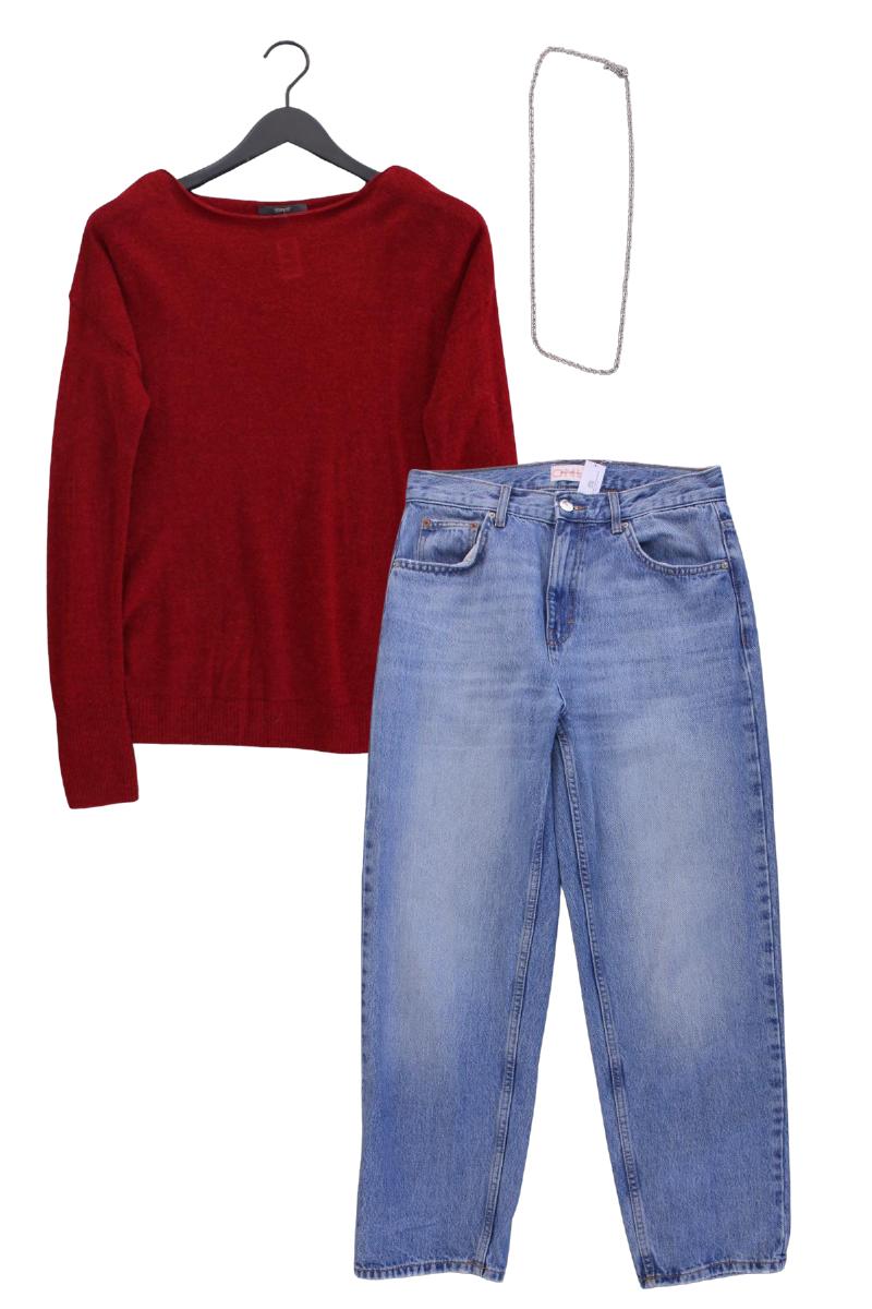 Second Hand Outfit Größe M mit Esprit Feinstrickpullover in Gr. M und Halskette