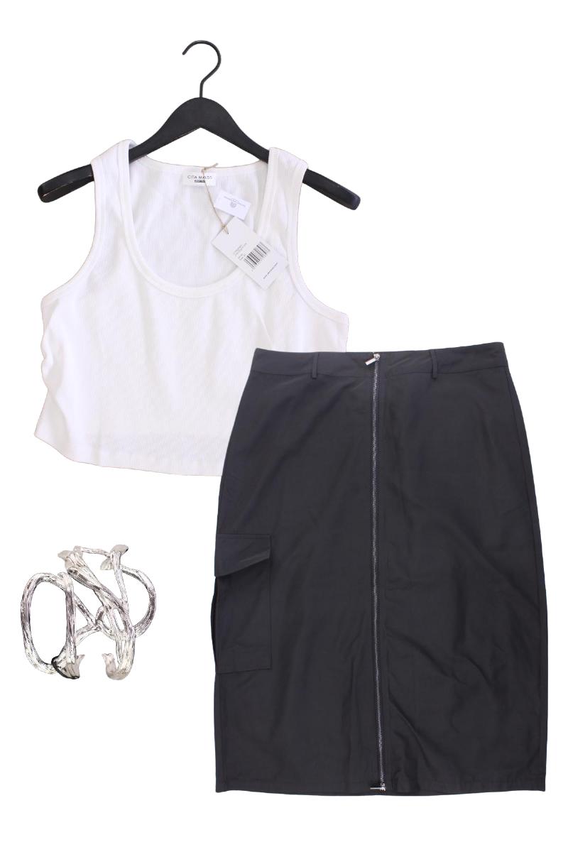 Second Hand Outfit Größe XXL mit About You Crop Top in Gr. 50 und Armband