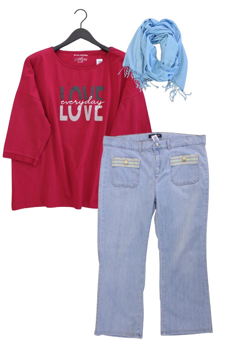 Second Hand Outfit Größe XXL mit Via Cortesa Oversize-Shirt in Gr. 48/50