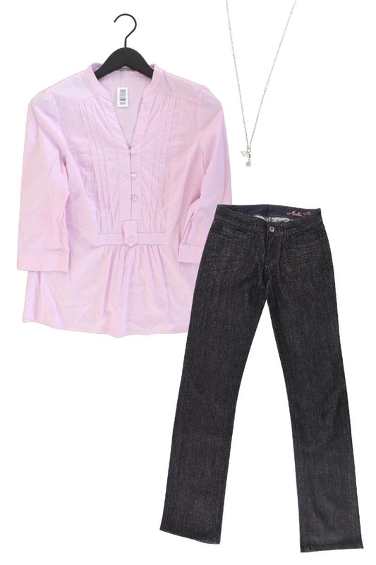 Second Hand Outfit Größe S mit Inwear Bluse in Gr. 36 und Halskette