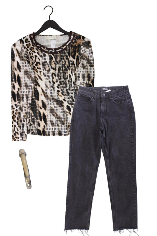 Second Hand Outfit Größe XS mit Pfeffinger Longsleeve-Shirt in Gr. 34