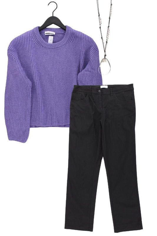 Second Hand Outfit Größe L mit Armedangels Grobstrickpullover in Gr. L