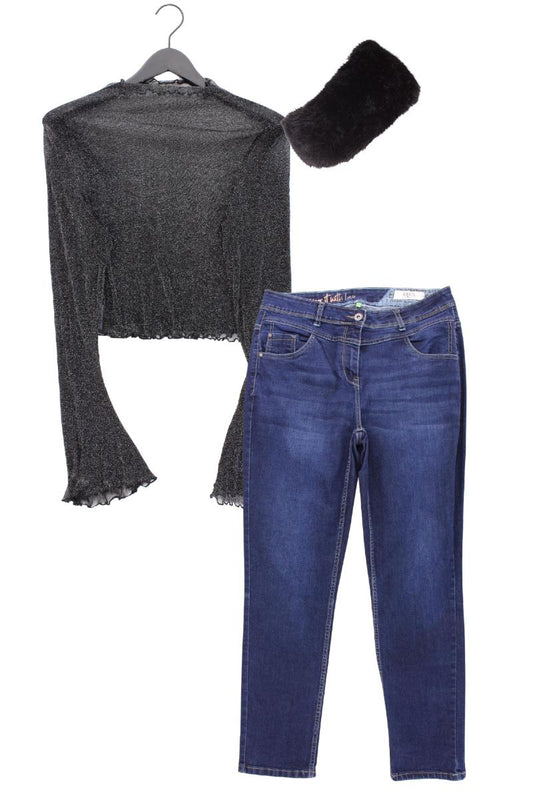 Second Hand Outfit Größe XL mit Longsleeve-Shirt in Gr. XL und Accessoire