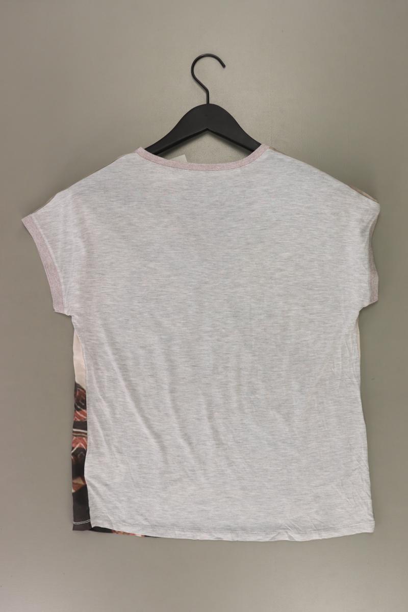 Oui Printshirt Gr. 36 Kurzarm mehrfarbig aus Viskose