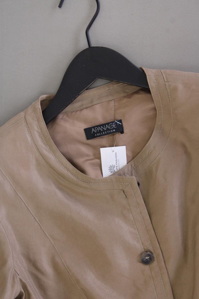 Apanage Regular Blazer Gr. 38 braun aus Cupro