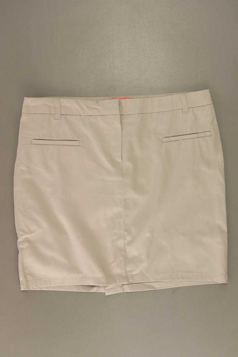 Mango Bleistiftrock Gr. 38 creme aus Baumwolle