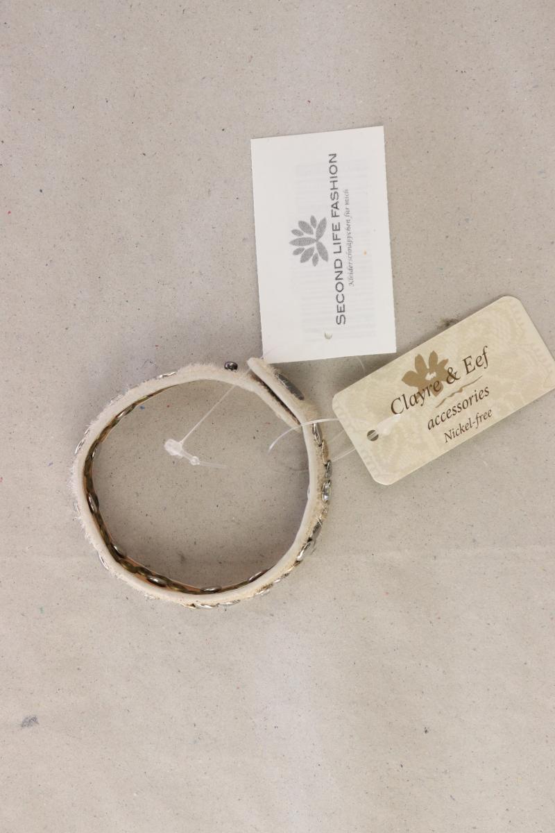 Clayre & Eef Armband neu mit Etikett creme