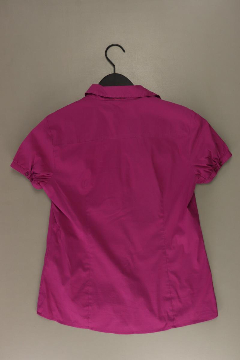 Esprit Kurzarmbluse Gr. 36 lila aus Baumwolle