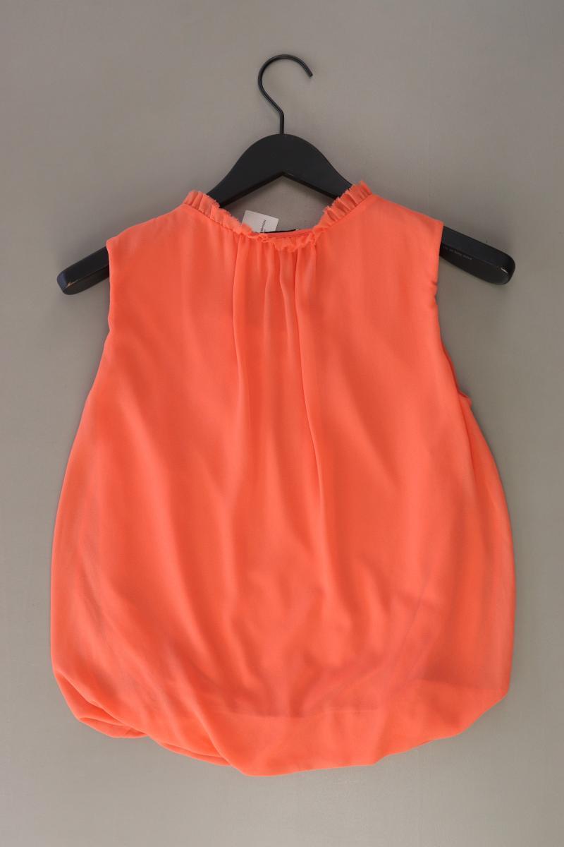 mint & berry Bluse Neon Gr. 36 Ärmellos orange aus Polyester