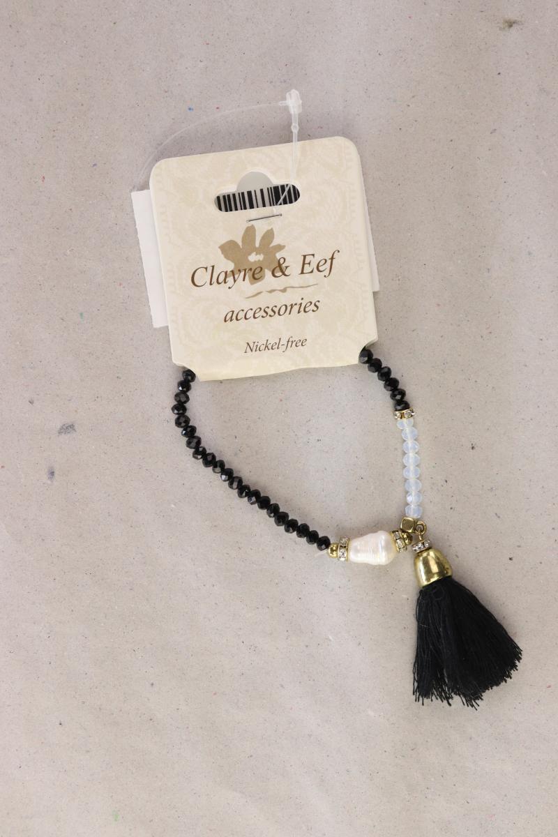 Clayre & Eef Armband neu mit Etikett schwarz