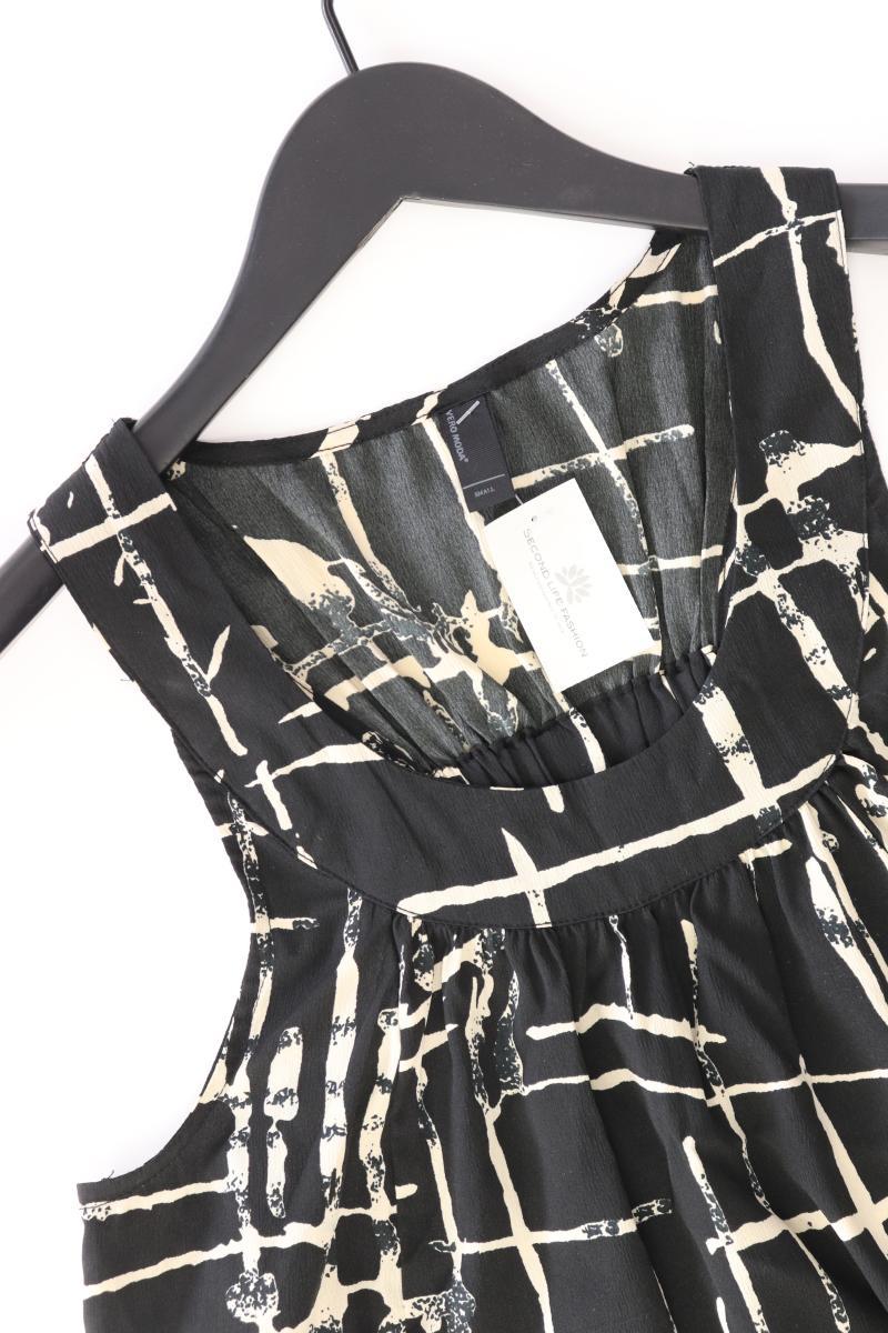 Vero Moda Bluse Gr. S geometrisches Muster Ärmellos schwarz aus Polyester