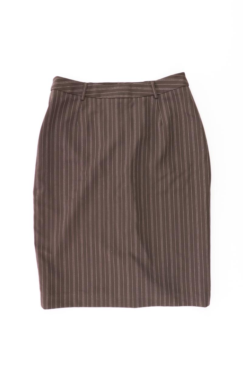 Laura Scott Bleistiftrock Gr. 38 gestreift braun aus Polyester
