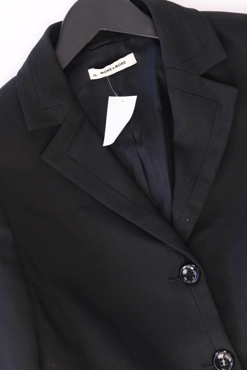 More&More Classic Blazer Gr. 38 schwarz aus Polyester