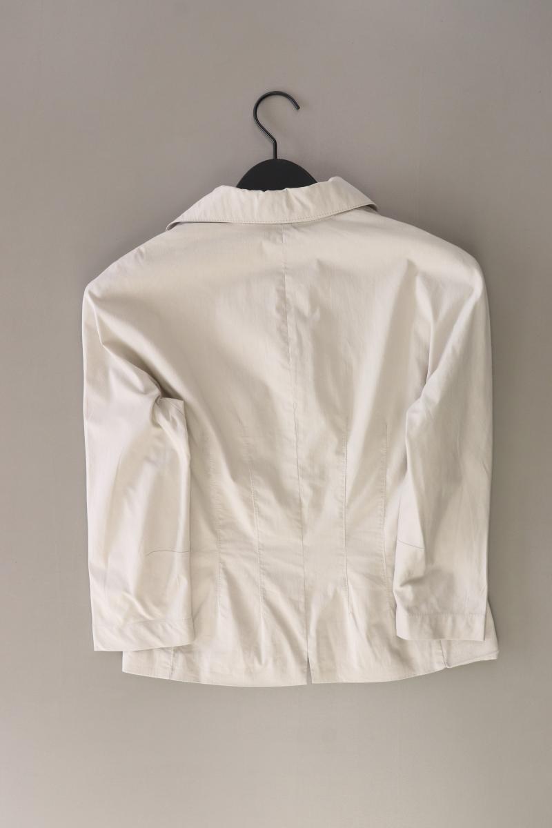 Oui Classic Blazer Gr. 36 creme aus Baumwolle
