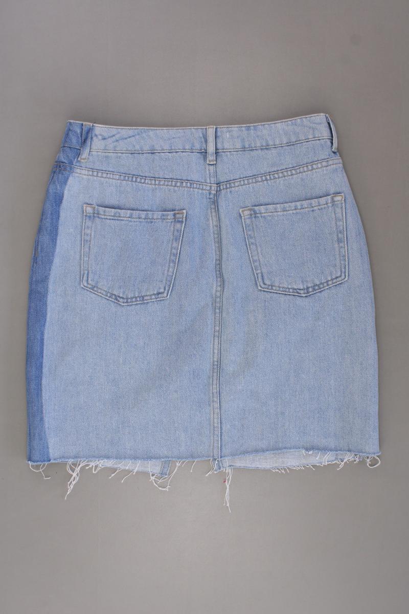 NA-KD Jeansrock Gr. 40 blau aus Baumwolle