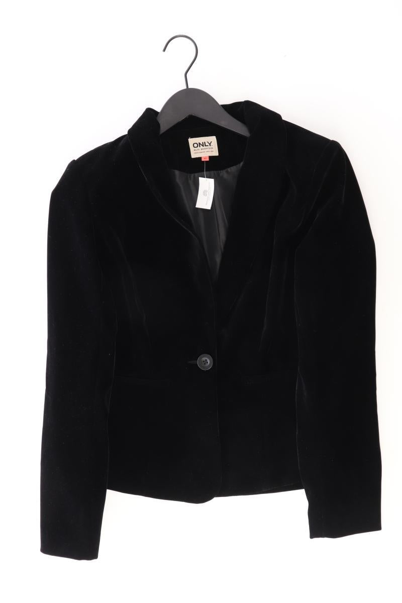 Only Samtblazer Gr. 40 schwarz aus Polyester