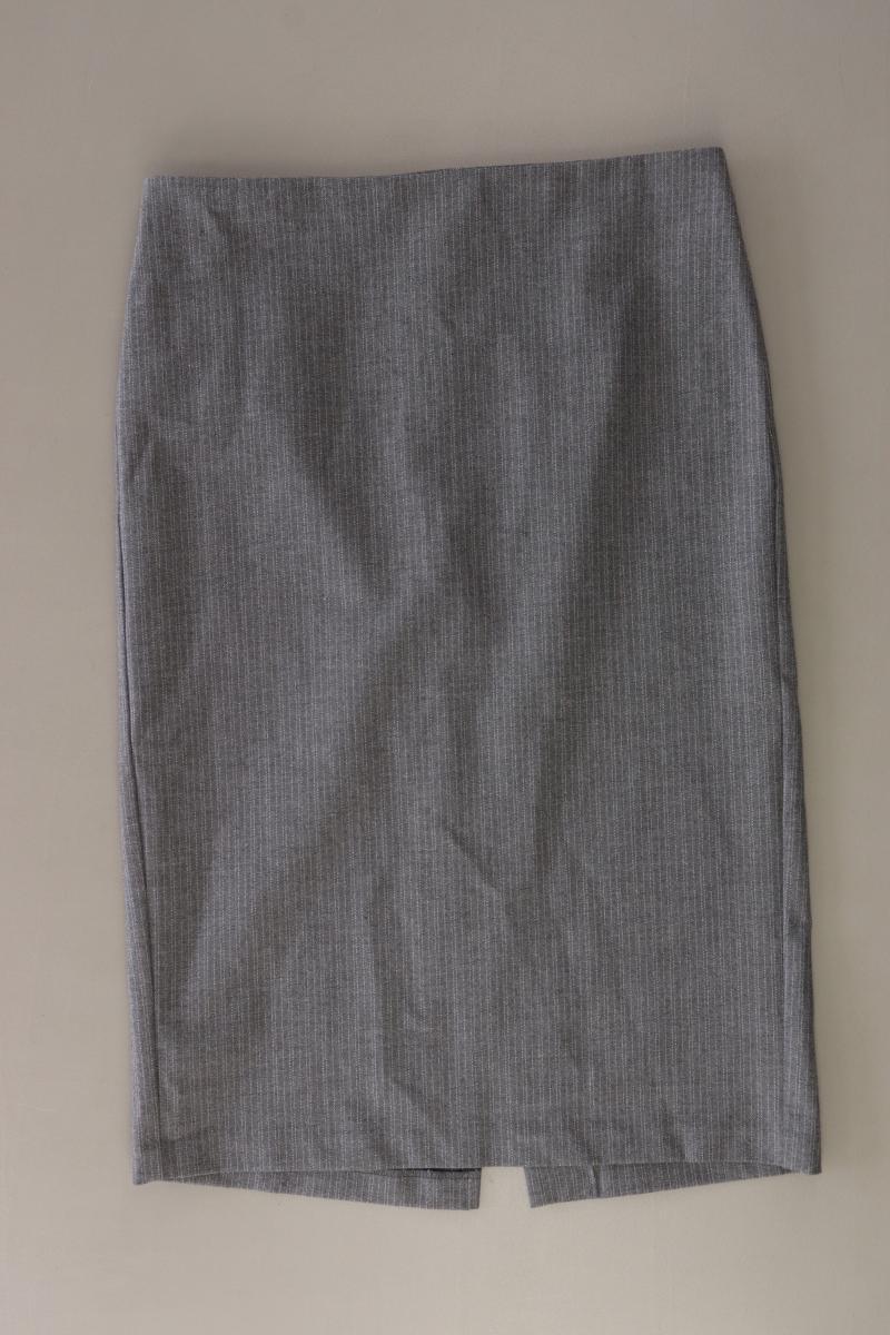 Benetton Bleistiftrock Gr. IT 40 (XS) grau aus Polyester
