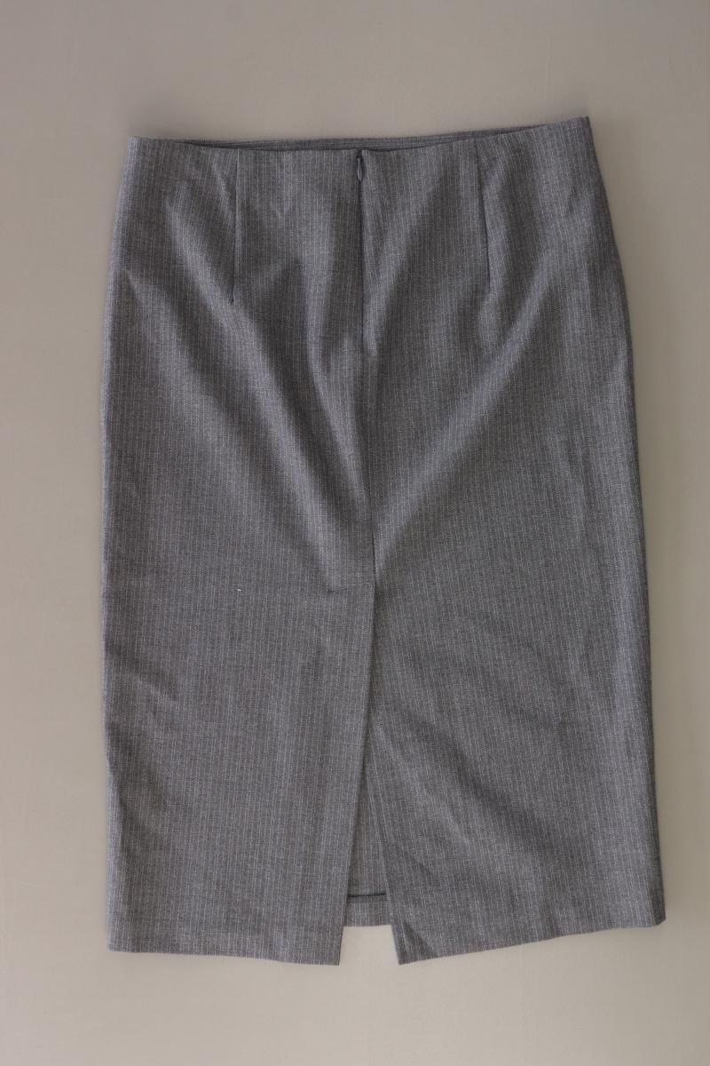 Benetton Bleistiftrock Gr. IT 40 (XS) grau aus Polyester