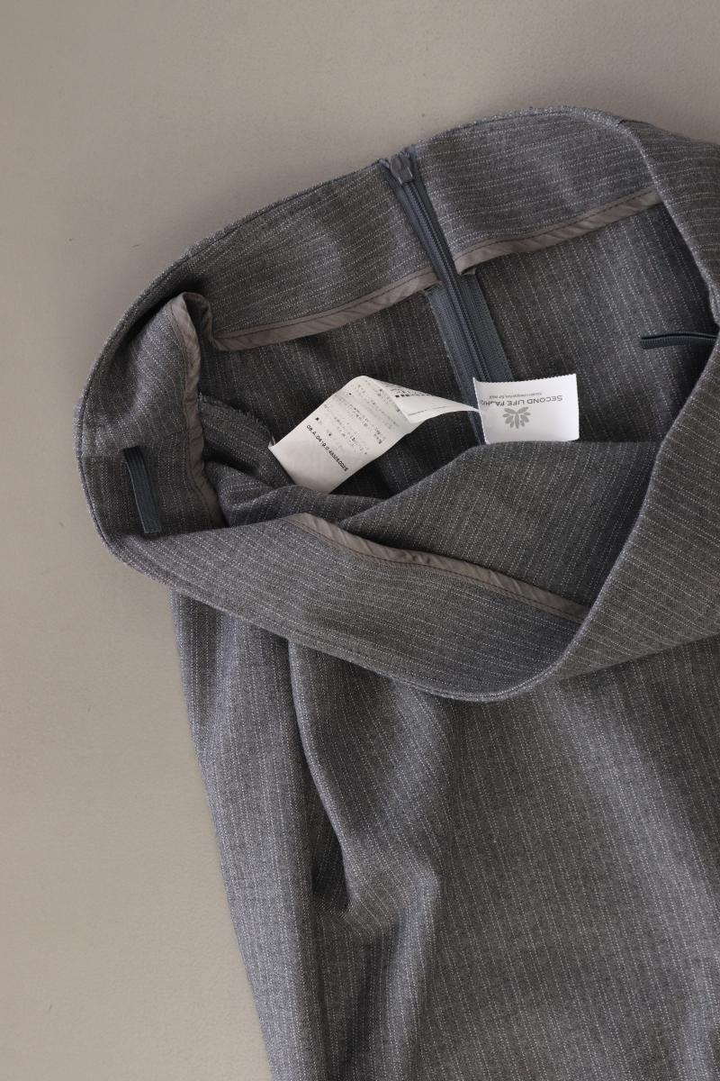 Benetton Bleistiftrock Gr. IT 40 (XS) grau aus Polyester