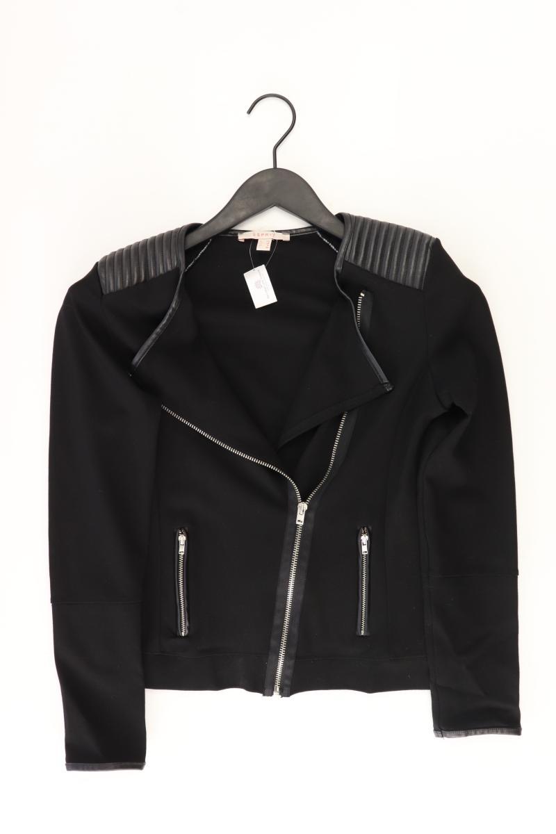 Esprit Übergangsjacke Gr. 34 schwarz aus Viskose