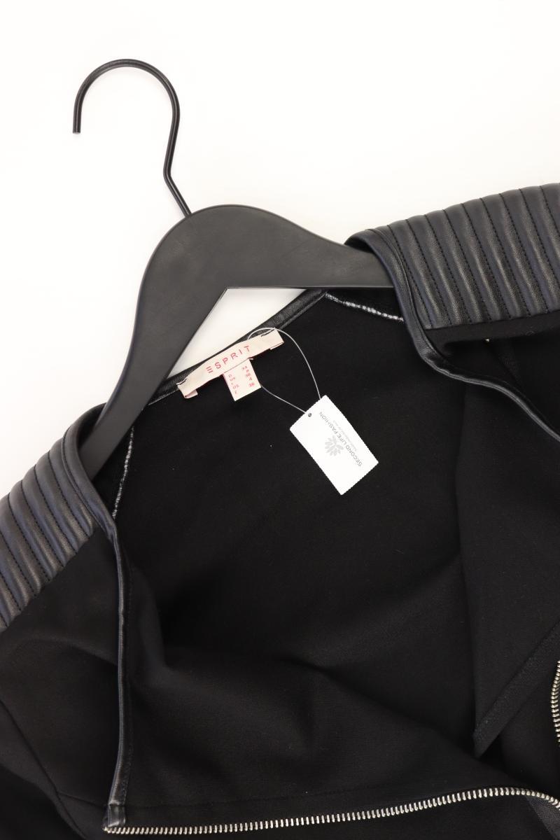 Esprit Übergangsjacke Gr. 34 schwarz aus Viskose