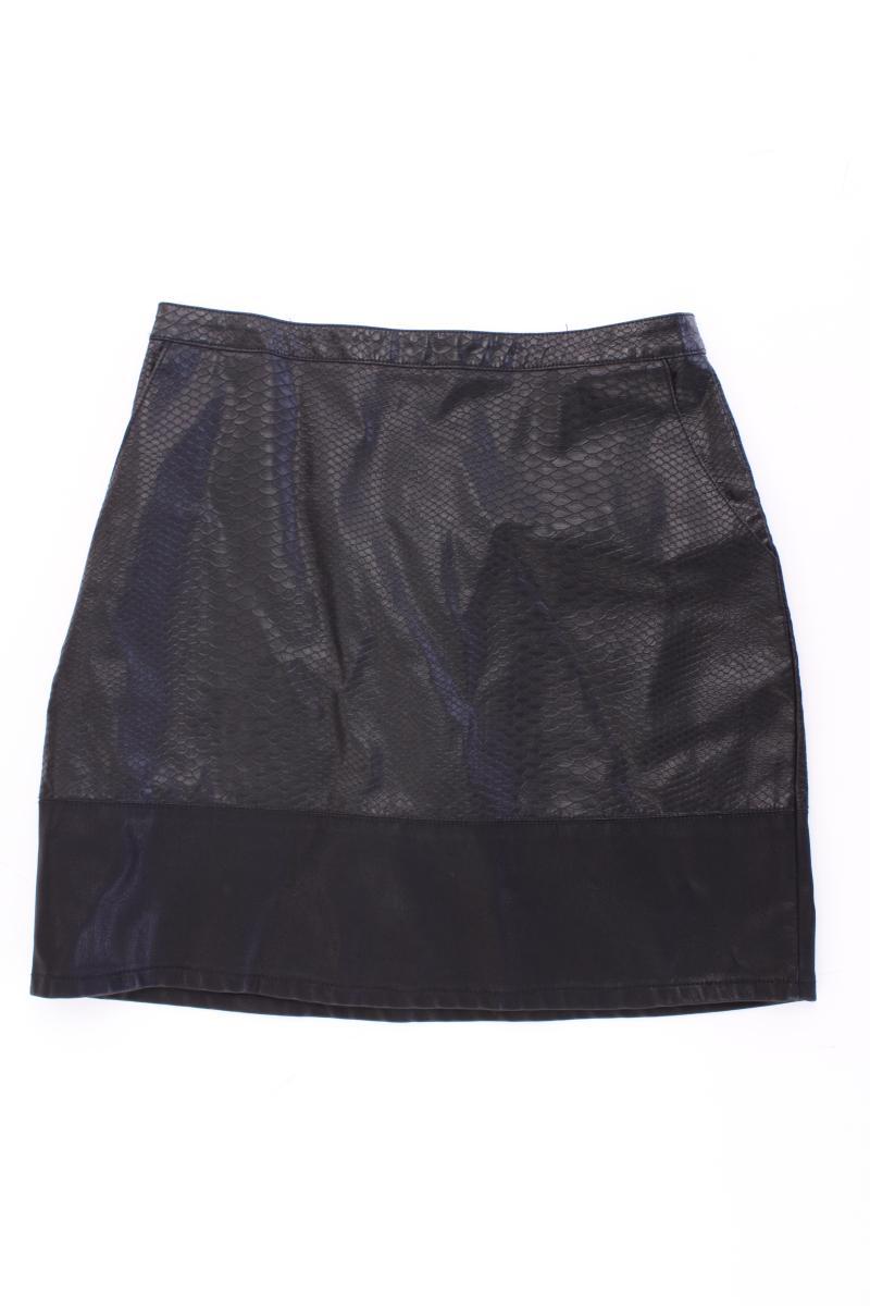 New Look Kunstlederrock Gr. 38 schwarz aus Viskose