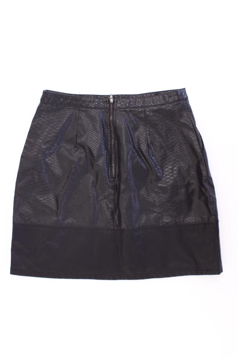 New Look Kunstlederrock Gr. 38 schwarz aus Viskose