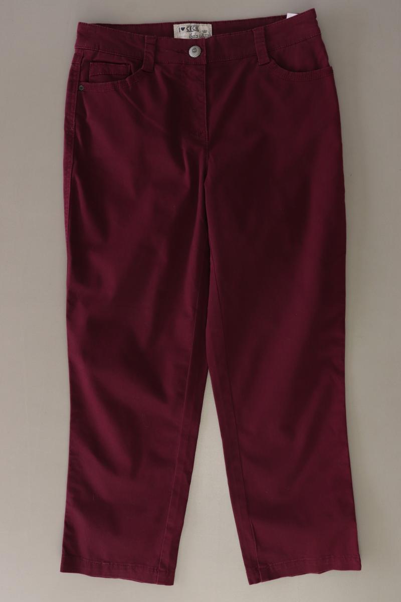 Cecil Five-Pocket-Hose Gr. W27/L24 Modell Janet lila aus Elasthan