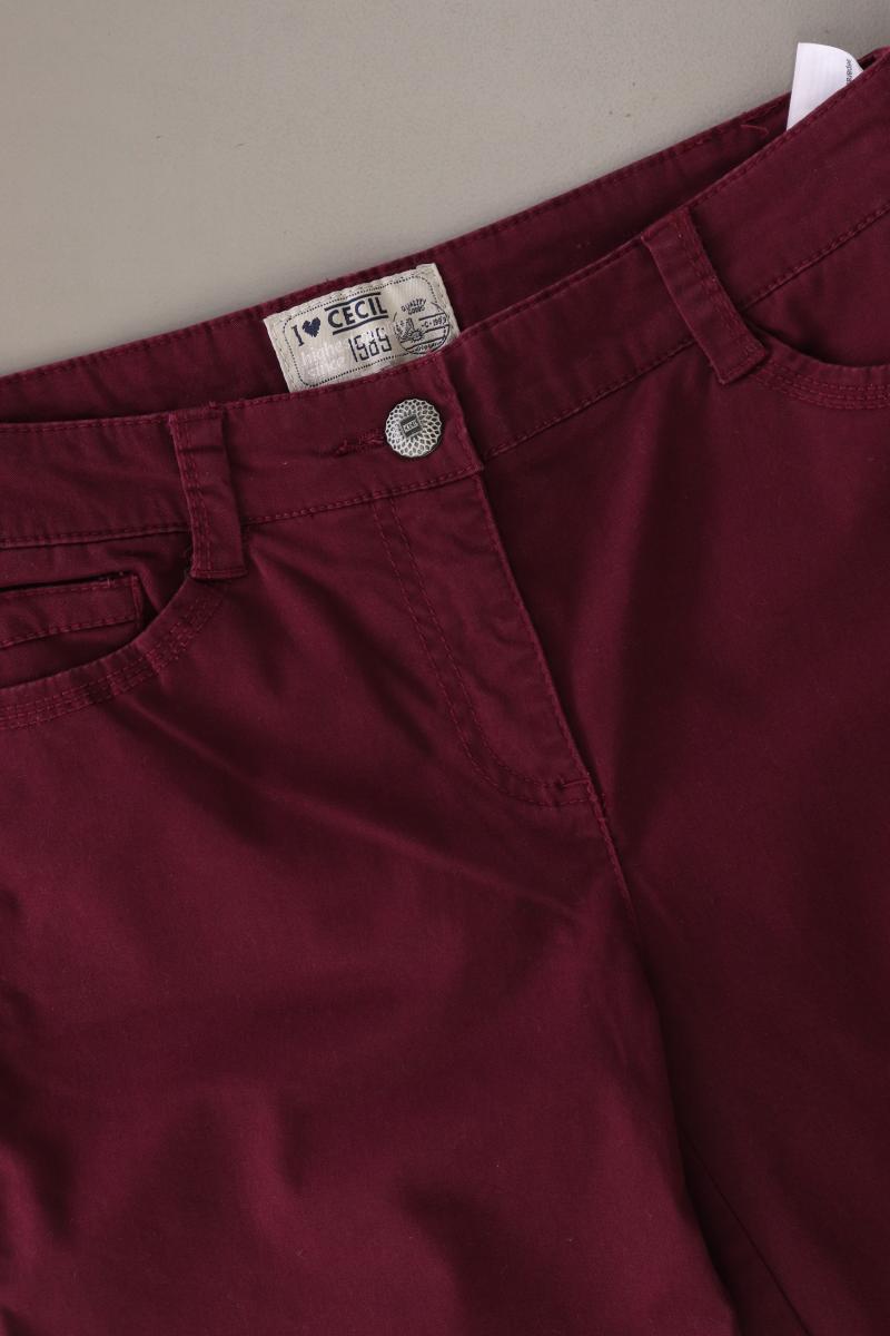 Cecil Five-Pocket-Hose Gr. W27/L24 Modell Janet lila aus Elasthan