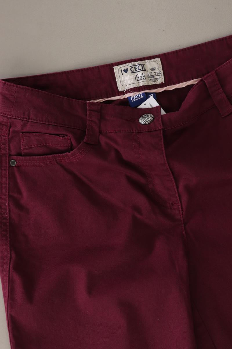 Cecil Five-Pocket-Hose Gr. W27/L24 Modell Janet lila aus Elasthan