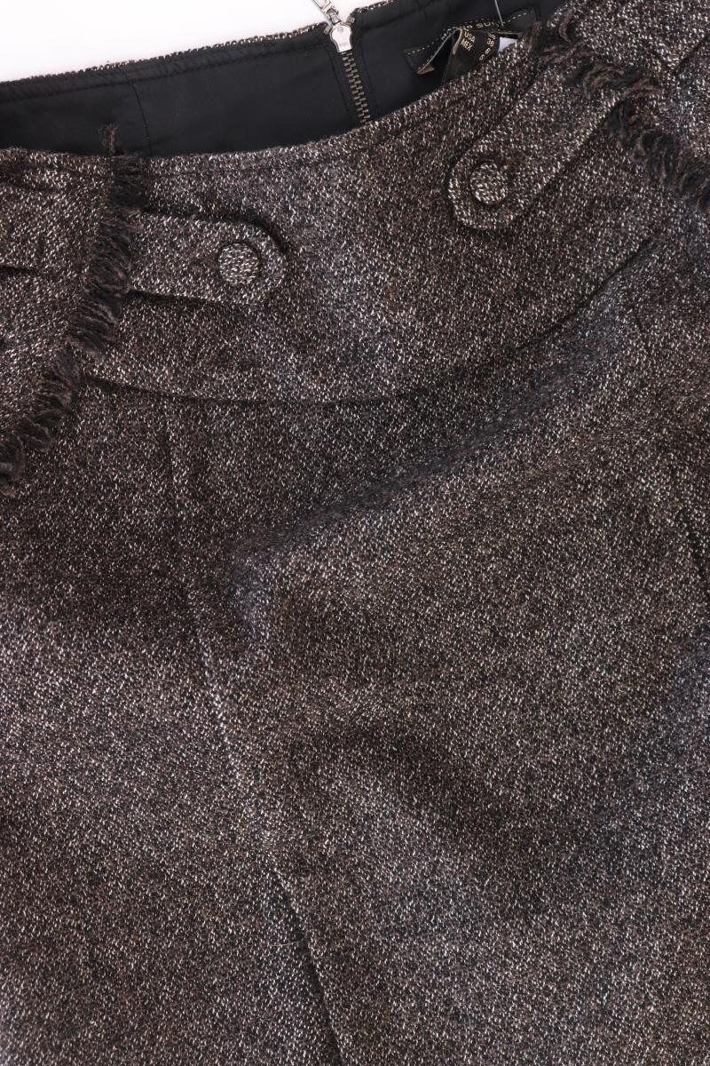 Mango Bleistiftrock Gr. 36 braun aus Baumwolle