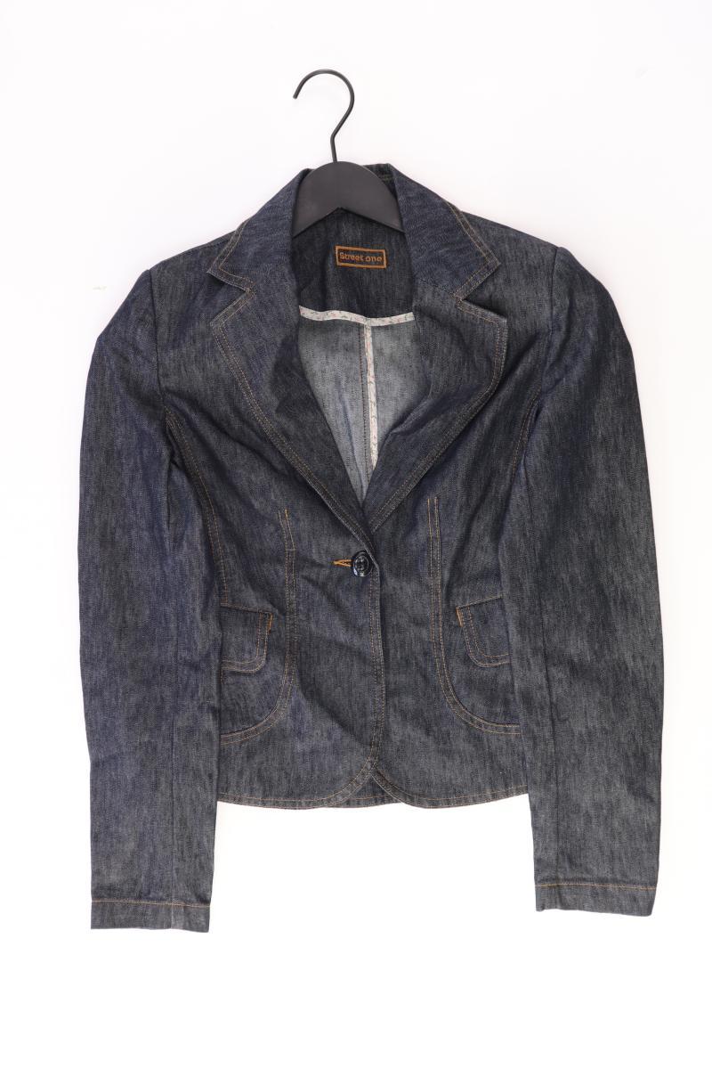 Street One Jeansblazer Gr. 36 blau aus Baumwolle