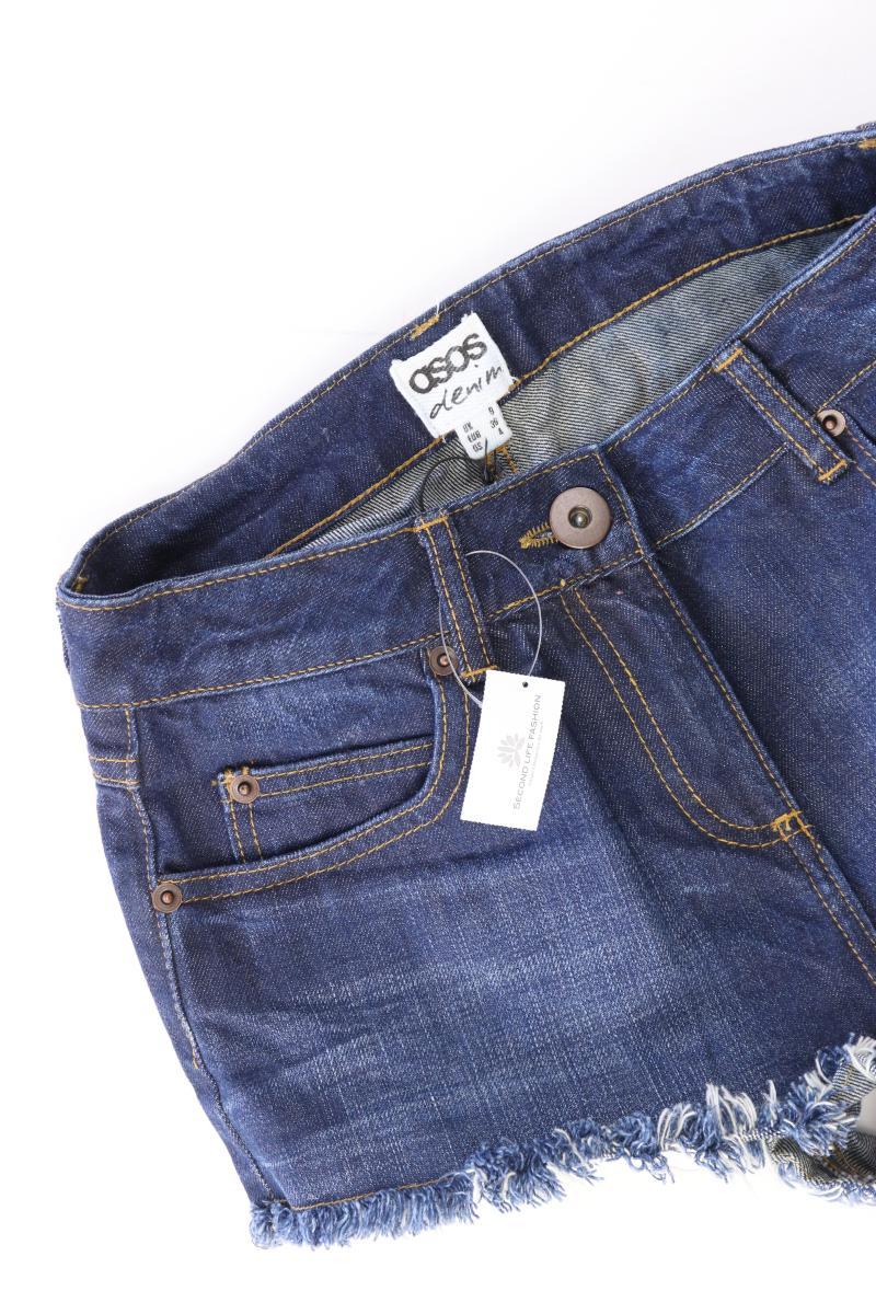 Asos Jeansshorts Gr. 36 neuwertig blau aus Baumwolle